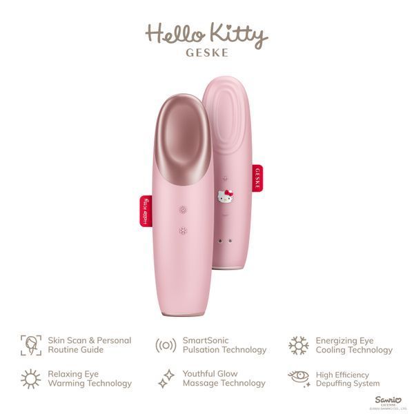 Енерджайзер для очей GESKE Warm&Cool Eye Energizer 6в1 by Hello Kitty pink HB0248 фото