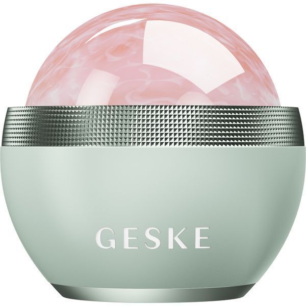Кульковий масажер з рожевим кварцом GESKE SmartAppGuided Rose Quartz Depuffing Sphere 7in1 green HB0654 фото