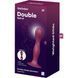 Дилдо Satisfyer Double Ball-R Red, унісекс, рухомі кульки всередині, на присосці SO8774 фото 4