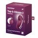 Вібростимулятор-пульсатор Satisfyer Tap & Climax 2 Red, ефект постукування пальцем SX2185 фото 7
