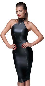 Сукня-олівець з мокрим ефектом Noir Handmade F160 Powerwetlook pencil dress, 3XL SX0040 фото