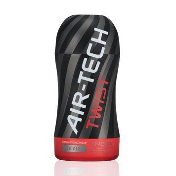 Мастурбатор Tenga Air-Tech Twist Tickle Red зі змінною тугістю обхвату, ефект глибокого мінету SO1421 фото