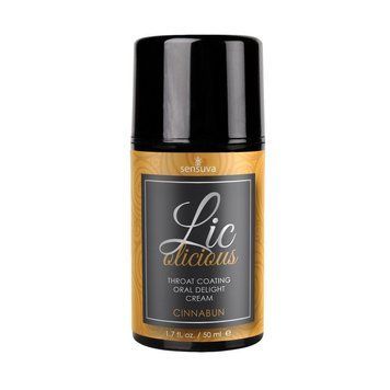 Гель для мінету Sensuva Lic-o-licious Cinnabun (50 мл), оліїстий, без цукру SO3529 фото