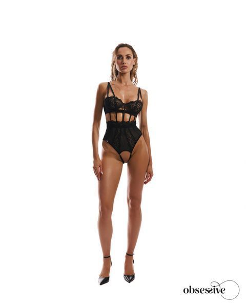 Боді Obsessive Hersis crotchless teddy L/XL SX3088 фото