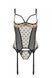 Корсет Passion MARINA CORSET, S/M, beige, з відкритими чашками SO9727 фото 3