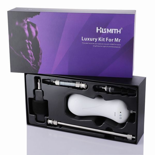 Набір адаптерів &laquo;для нього&raquo; для секс-машин Hismith KlicLok System Set for Him, мастурбатор у комплек SO6198 фото