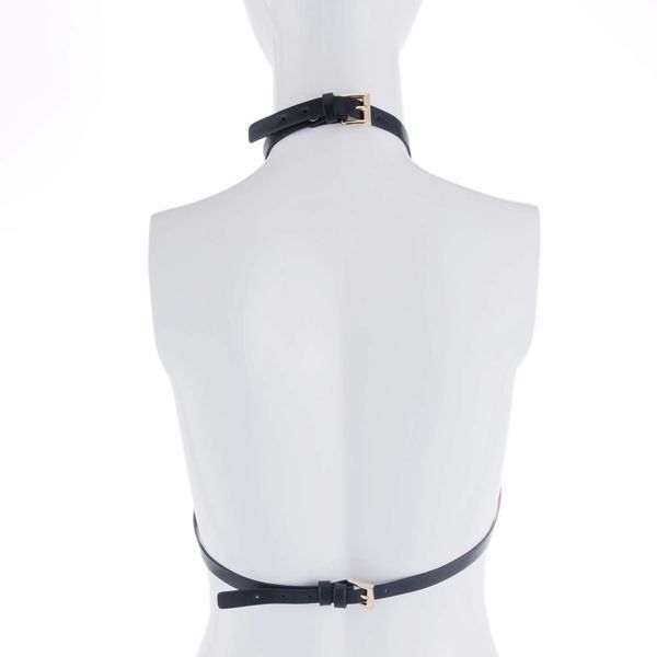 Портупея на грудь LOCKINK SEVANDA Queen Chest Harness with Removable Bra, чорна, зі знімними пестис SX0873 фото
