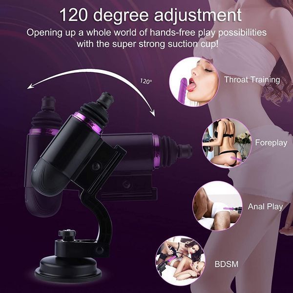 Міні секс-машина Hismith Mini Capsule Sex-Machine with Strong Suction Cup (м'ята паковання!!!) SO6197-R фото