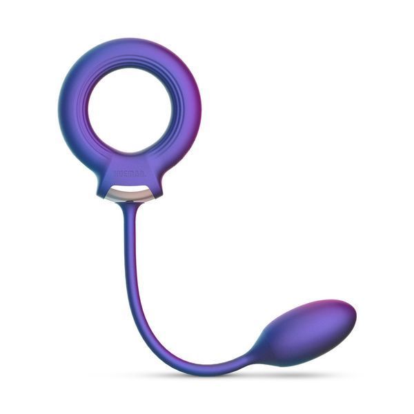Ерекційне віброкільце з віброяйцем Hueman - Eclipse Anal Vibrator SX3893 фото
