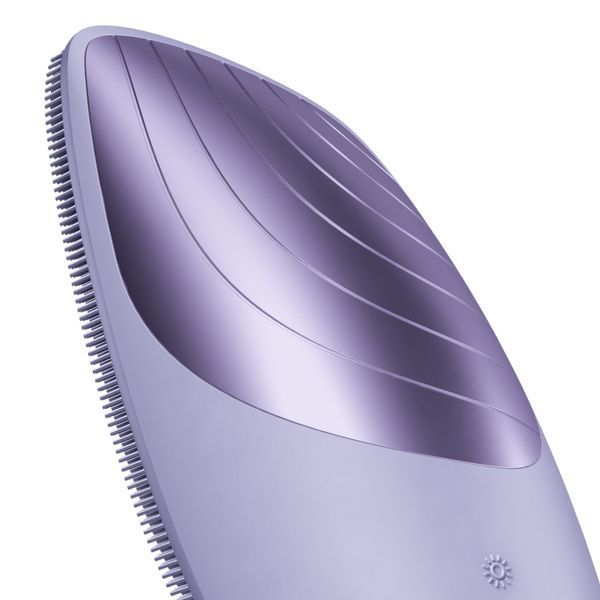 Електронна звукова термо щітка для обличчя GESKE Sonic Thermo Facial Brush 6в1 purple HB0079 фото