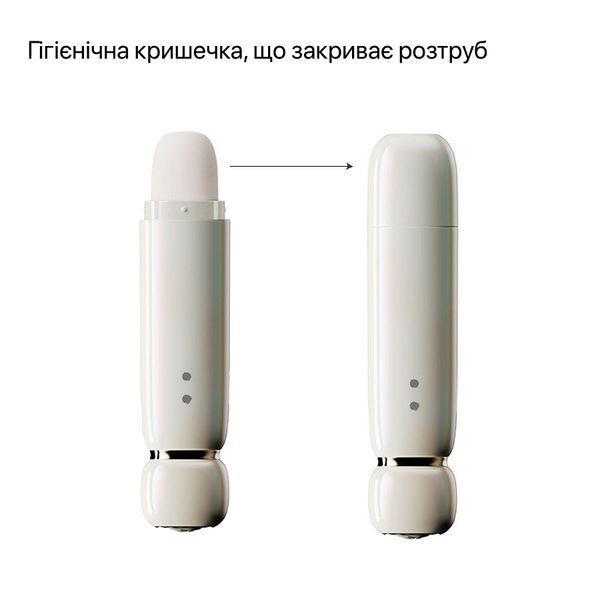 Вакуумний кліторальний стимулятор Zalo Lia Floral White, 3 насадки, 3 режими, різна інтенсивність SX2685 фото