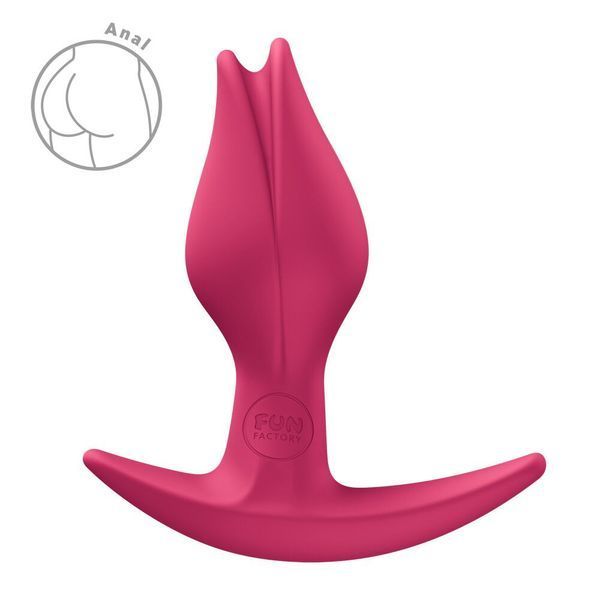 Анальна пробка Fun Factory BOOTIE FEM Raspberry, у вигляді бутона, діаметр 2,9 см, тонкий обмежувач SX3694 фото