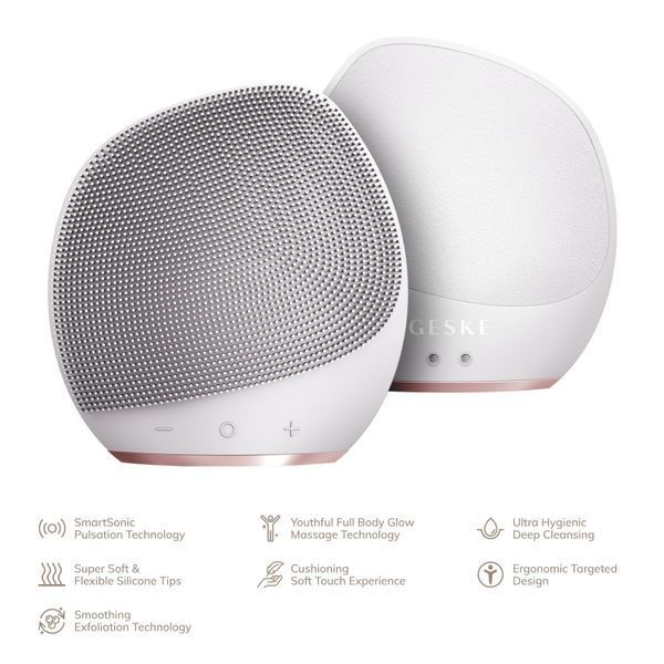 Ультразвукова щітка для тіла та інтенсивний пілінг GESKE Sonic Body Brush&Intensive Exfoliator 7в1 starlight HB0359 фото