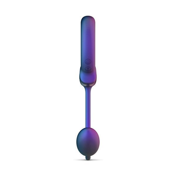 Ерекційне віброкільце з віброяйцем Hueman - Eclipse Anal Vibrator SX3893 фото