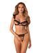 Комплект Obsessive Carrola 2-pcs crotchless set L/XL SX5060 фото 1