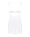 Сорочка Obsessive Amor Blanco underwire chemise & thong white L/XL SX1127 фото 4