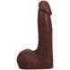 Фалоімітатор Doc Johnson The Realistic Cock ULTRASKYN - 7 Inch with Balls Chocolate SX4467 фото 2