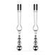 Затискачі для сосків Bedroom Fantasies: Nipple Clamps with Beaded Chain - Silver SX2209 фото 1