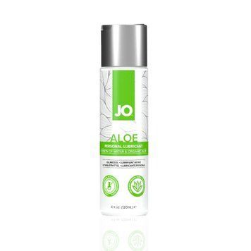 Змазка на водній основі JO H2O Organic Aloe (120 мл), зволожувальний та заспокійливий ефект SX0722 фото
