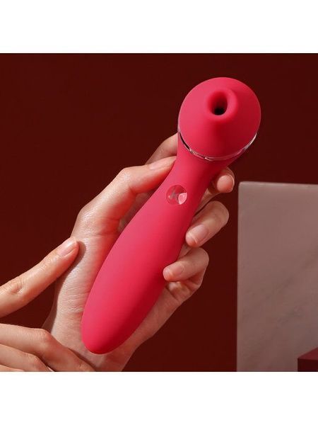 Вакуумний вібратор KISTOY Polly Plus Red SO4960 фото