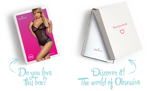Сітчасте боді на кісточках Obsessive Amanta teddy XXL, чорне, з доступом SO7200 фото