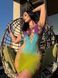 Сукня Leg Avenue Seamless Ombre Faux Lace Up Mini Dress One Size Ocean SX2775 фото 7