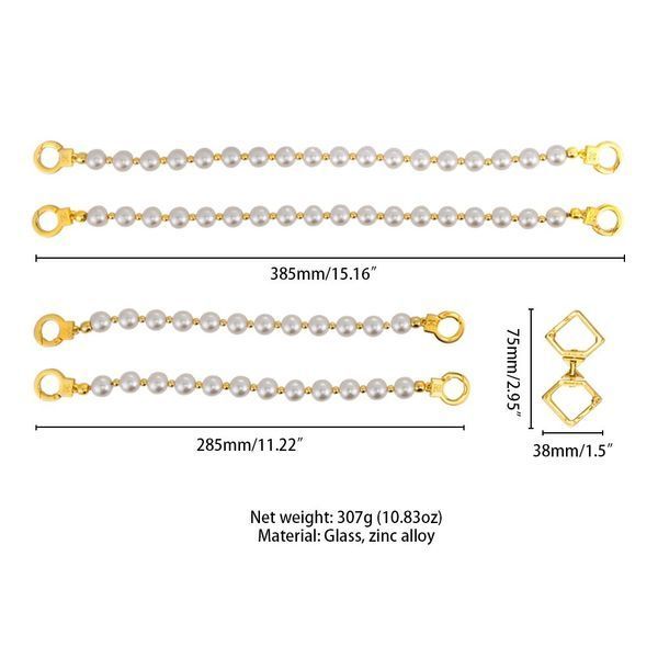 Перлинний набір для фіксації LOCKINK Pearl Bondage & Restraint Set, наручники, поножі, повідець SX0908 фото