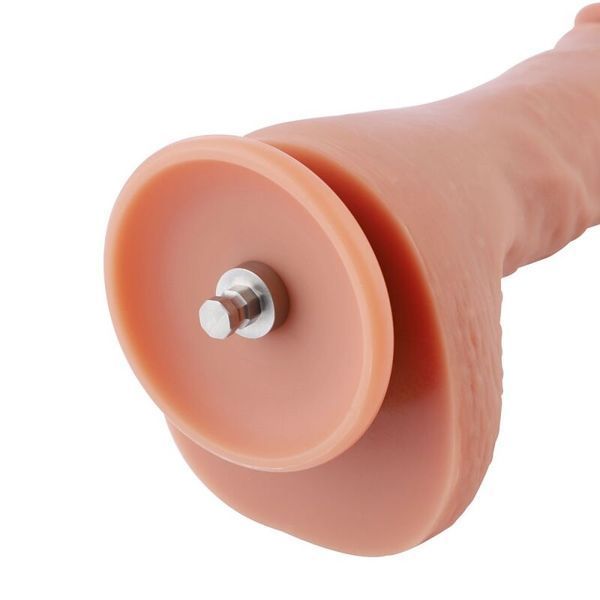 Ультрареалістичний фалоімітатор для секс-машин Hismith 8.3&Prime; 2-layers Silicone Flesh Dildo, 2-шаровий SO6204 фото
