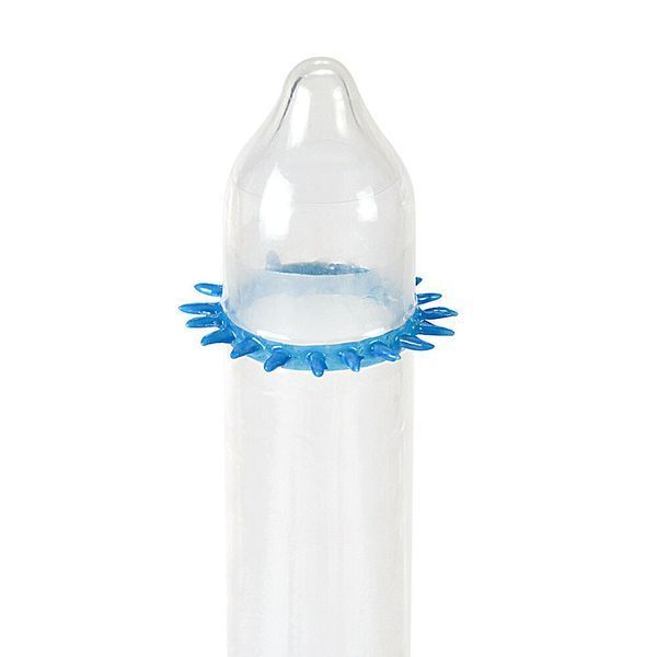 Насадка на член Recare Spike Condom Blue (презерватив з шипами) SX3350 фото