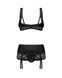 Комплект Obsessive Lecille 3-pcs crotchless set S/M SX3106 фото 6
