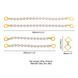 Перлинний набір для фіксації LOCKINK Pearl Bondage & Restraint Set, наручники, поножі, повідець SX0908 фото 9