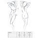 Комплект білизни Passion Exclusive BRIDA SET OpenBra 2XL/3XL black трусики-танга пояс відкритий ліф PS22724 фото 4