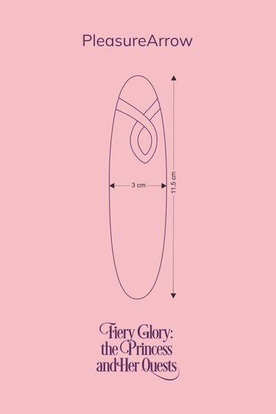 Мінівібратор FairyGasm PleasureArrow violet SX0639 фото