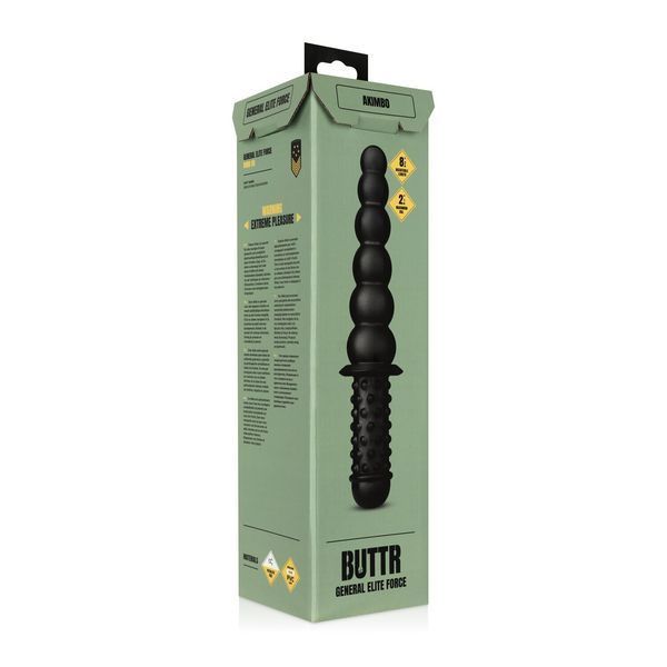 Анальний ланцюжок BUTTR - Akimbo Double Sided Anal Dildo (м'яте паковання!!!) SX2215-R фото