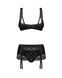 Комплект Obsessive Lecille 3-pcs crotchless set L/XL SX3107 фото 5