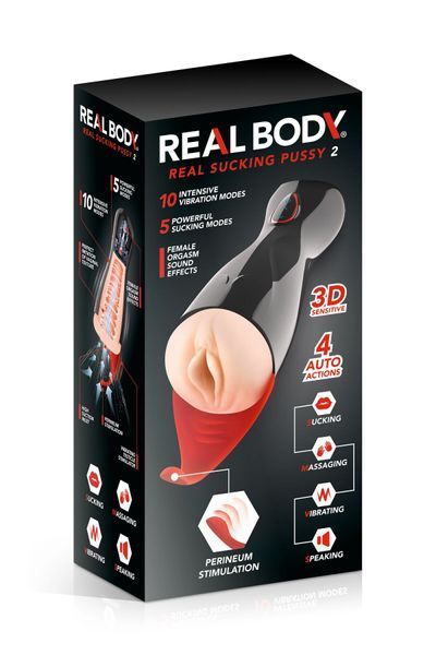 Мастурбатор-вагіна Real Body &mdash; Real Sucking Pussy 2 (м'яте паковання!!!) SO8692-R фото