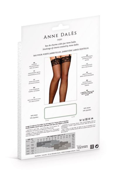 Панчохи Anne De Ales BRUNA T3 Black SO4705 фото