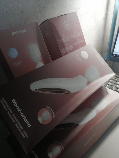 Вібромасажер Satisfyer Wand-erland (White/Rosegold) (м'ята упаковка!!!) SX2697-R фото