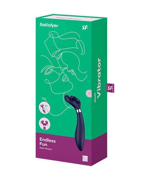 Вібратор для пар Satisfyer Endless Fun Blue (м'яте паковання!!!) SO6992-R фото