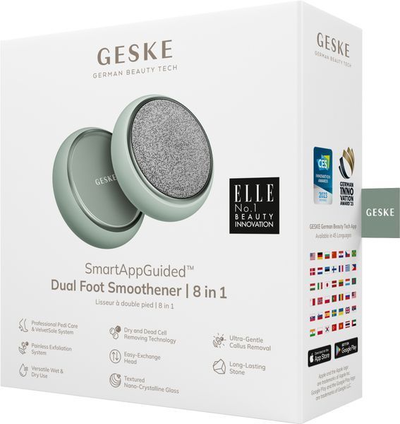 Набір для догляду за стопами GESKE Dual Foot Smoothener 8в1 green HB0462 фото