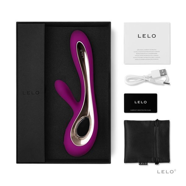 Вібратор-кролик LELO Soraya 2 Deep Rose, 12 режимів вібрації, до 4 годин роботи SO8111 фото