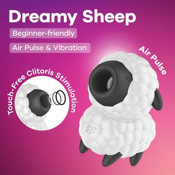 Вакуумний кліторальний стимулятор Satisfyer Dreamy Sheep SX3546 фото