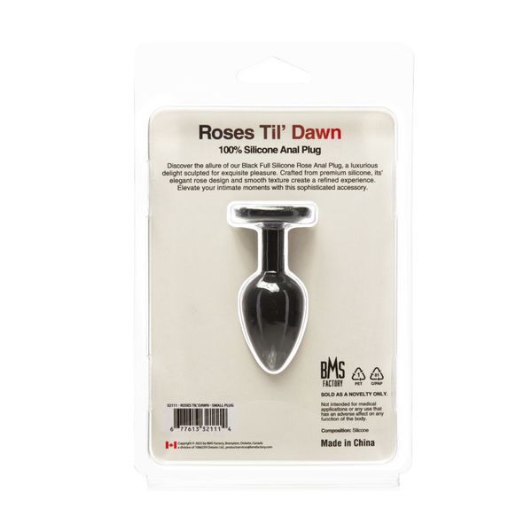 Анальна пробка BMS Roses Til&rsquo; Dawn Silicone Anal Plug Small SX3147 фото