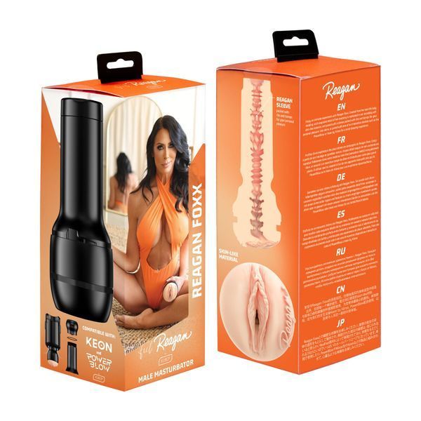 Мастурбатор Kiiroo Feel Reagan Foxx PBC сумісний з PowerBlow та Keon SX1230 фото