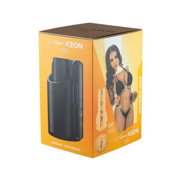 Інтерактивна секс-машина для чоловіків Kiiroo Keon Combo Set з мастурбатором Feel Victoria SO7668 фото