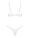Комплект Obsessive Alissium 2-pcs set, XS/S, мереживо, ліф з м&rsquo;якою чашкою, трусики танга SX0603 фото 7