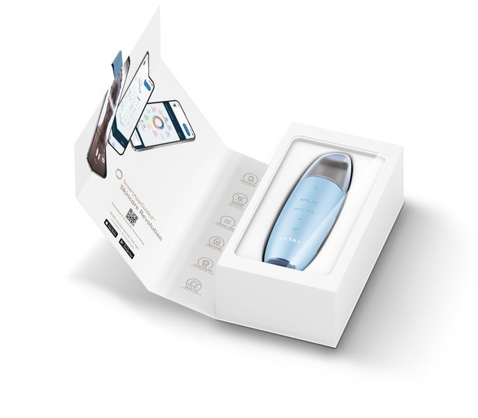 Мікрострумовий скрабер для шкіри та усунення чорних точок GESKE MicroCurrent Skin Scrubber&Blackhead Remover 9в1 aquamarine HB0149 фото