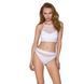 Трусики з прозорою вставкою Passion PS006 PANTIES L, white SO4235 фото 2