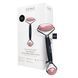 Ролер-масажер для обличчя та тіла з рожевим кварцом GESKE SmartAppGuided Rose Quartz Face & Body Roller 5in1 black HB0657 фото 1