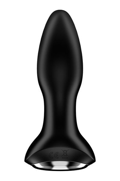 Анальна смарт-вібропробка із перлинним масажем Satisfyer Rotator Plug 2+ Black SO6279 фото